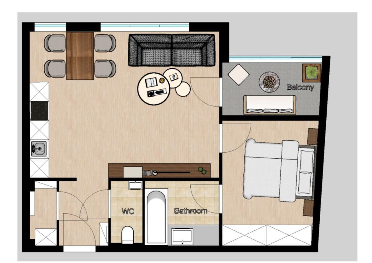 Balcony Apartment, 1 Min To Metro, Perfect For Long Stay Viena Exterior foto